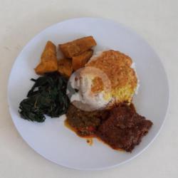 Nasi Rames Rendang