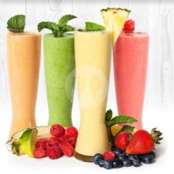 Smoothies Buah Buahan (strawberry, Mangga, Alpukat, Jambu, Melon, Buah Naga)