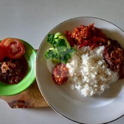 Nasi Rames Empal/gepuk