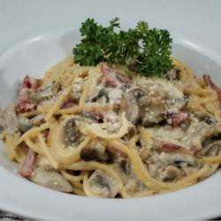 Spaghetti Creamy Mushroom