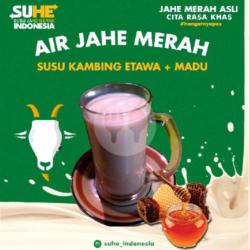 Air Jahe Merah Susu Kambing Etawa Madu (jskem 200ml)