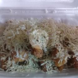 Pisang Keju Tiramisu Crispy