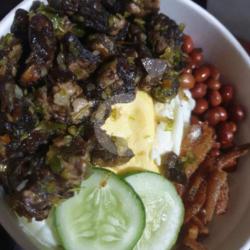 Nasi Lemak Bowl Sambal Goreng Paru Cabe Ijo