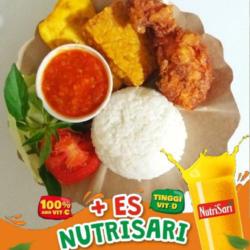 Nasi Lalapan Ayam Tahu Tempe   Nutrisari