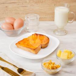 Jagung, Susu, Keju Toast