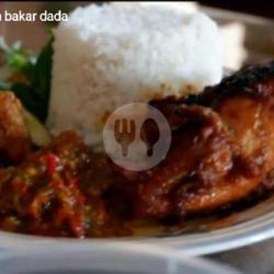 Ayam Bakar Dada   Tempe Crispy Komplit