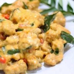 Nasi Cumi Salted Egg