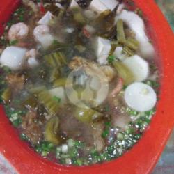 Kuah Sayur Asin Tahu Seafood Komplit