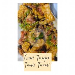 Cumi Asin Tempe Tumis Terasi