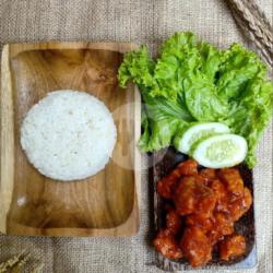 Karaage Bento Sauce Barbeque