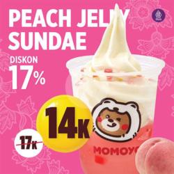 Peach Jelly Sundae-ice Cream