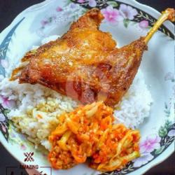 Nasi Bebek Goreng.sambel Pencit Sambel Korek