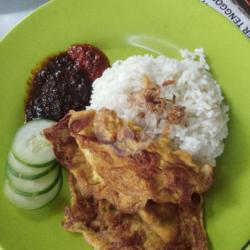 Nasi Telor Bumbu Item Madura