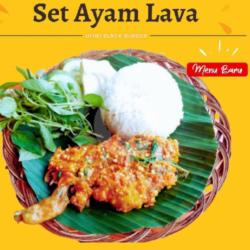 Nasi Ayam Geprek Sambal Lava