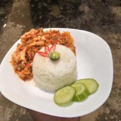 Ayam Geprek Pak Kumis   Nasi