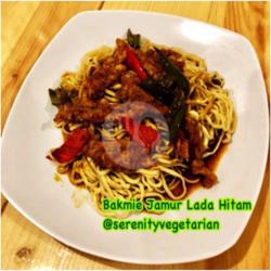 Mie / Kwetiauw / Bihun -- Jamur Lada Hitam