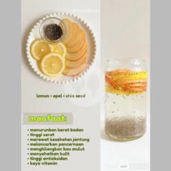 Infus Water (lemon Apel Chia Seed)