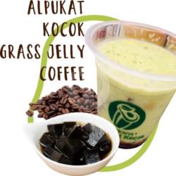 Alpukat Kocok Grass Jelly Coffee ( Extra Large)