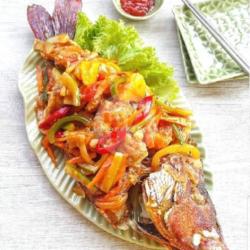 Kakap Goreng Lada Hitam