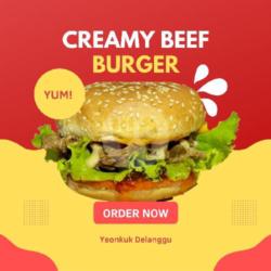 Creamy Beef Burger