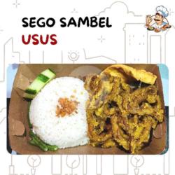 Sego Sambel Usus