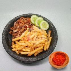 Kentang Ayam Geprek Sambal Bawang