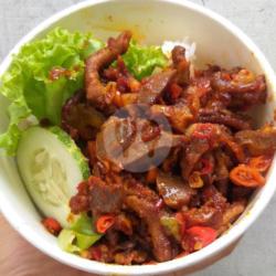 Oseng Usus   Nasi