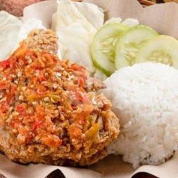 Nasi Paha Geprek Kentucky