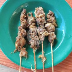 Sate Kulit Ayam Kremes