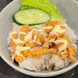 Reg Nasi Cumi / Ayam Mayo