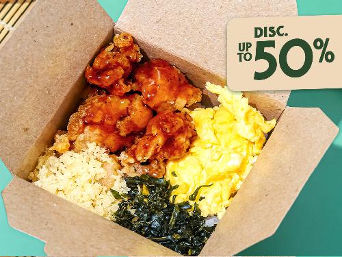 Katanya Bento, Ayam Popcorn & Rice Bowl, Grogol