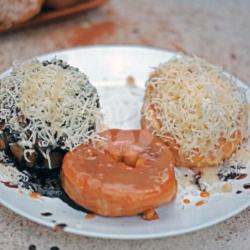 Paket Hemat 3 Donat Bakar Bebas Pilih Rasa