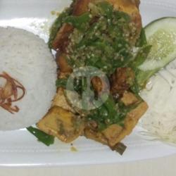 Nasi  Ayam Cajo Tahu Tempe