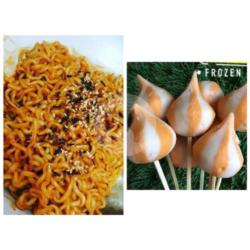 Mie Level Ori (lev. 1 / 2 / 3)   Dumpling Cheese Goreng (2 Pcs)