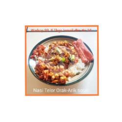 Nasi Telor Orak-arik Sosis