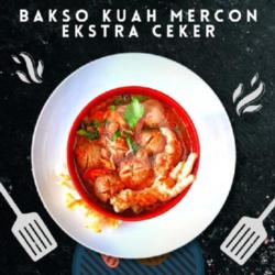 Bakso Kuah Mercon Ekstra Ceker