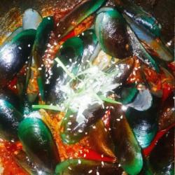 Kerang Hijau Pedas Manis ( Bisa Pilih Extra Pedas)