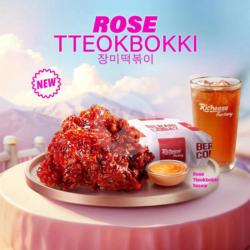 Combo Rose Tteokbokki Chicken