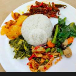 Nasi Sayur  Sambel Ampla