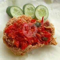 Ayam Krispy Boneless (paha Tanpa Nasi) Sambal Geprek