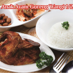 Anak Ayam Goreng Wangi   Nasi (1/2 E)