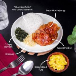 Nasi Fried Chicken Spesial Saus Gochujang
