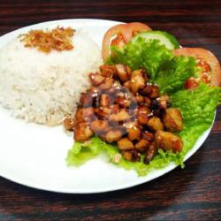 Nasi Ayam Cincang Panggang