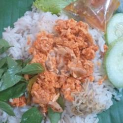 Nasi Bakar Kemangi Isi Ayam