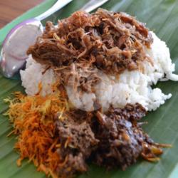 Nasi Krawu Daging   Babat