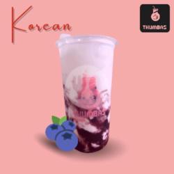 Korean Blueberry Milk