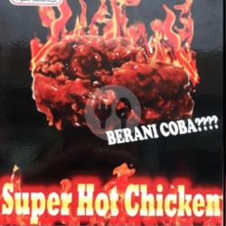 Paket Nasi Super Hot Chicken Dada/paha Atas