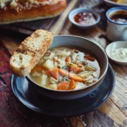 Chunky Chicken Vegetable Soup