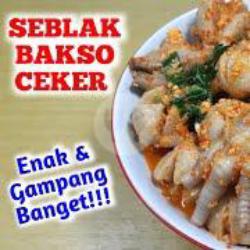 Seblak Kombinasi 2 (ceker, Bakso)