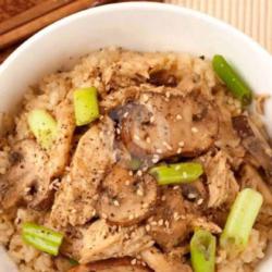 Chicken Mushroom Rice Bowl